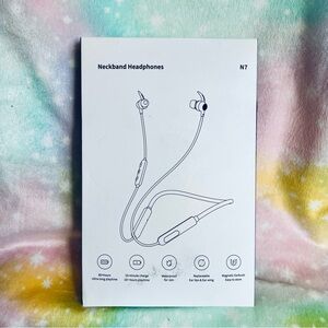 Neckband Bluetooth Headphones
 - Black